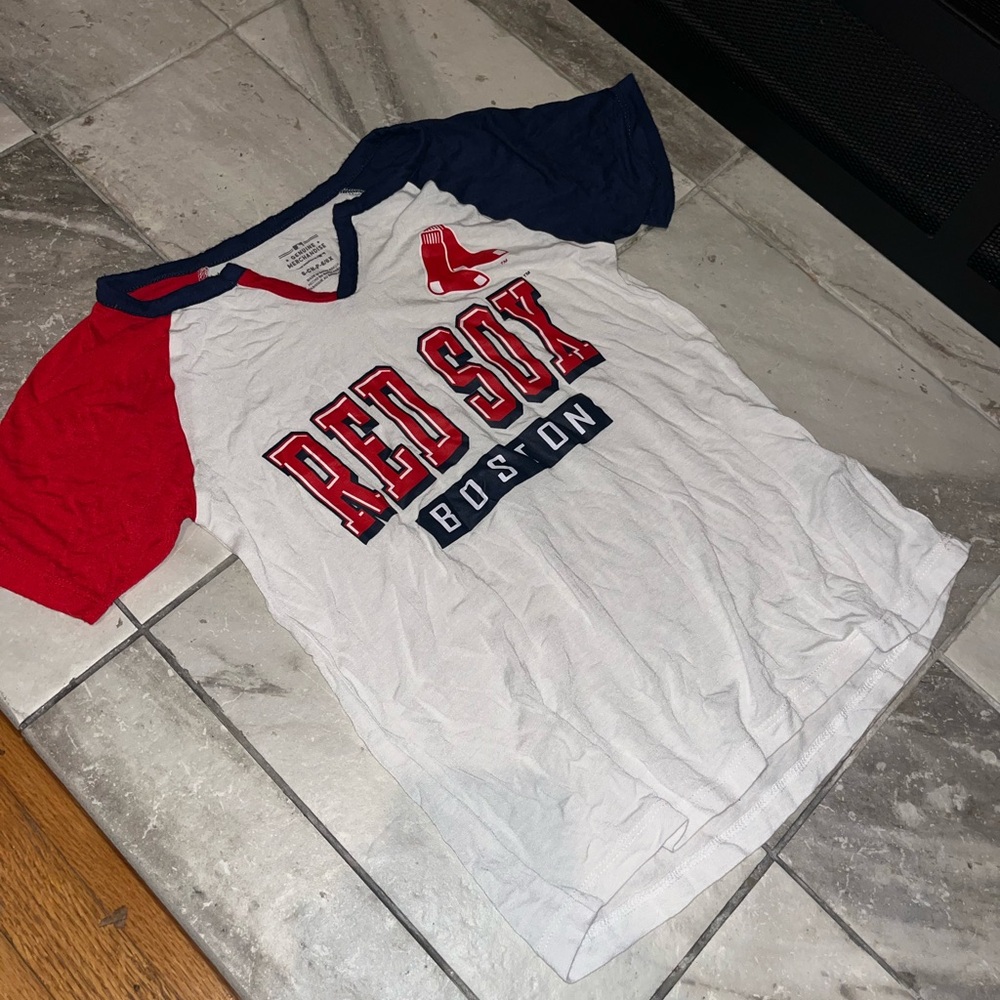 Genuine Merchandise Red Sox Short Sleeve Tee - Red, White, Blue